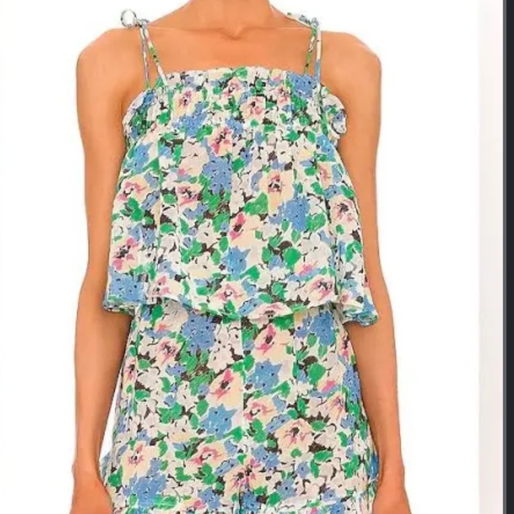 Ganni Floral top